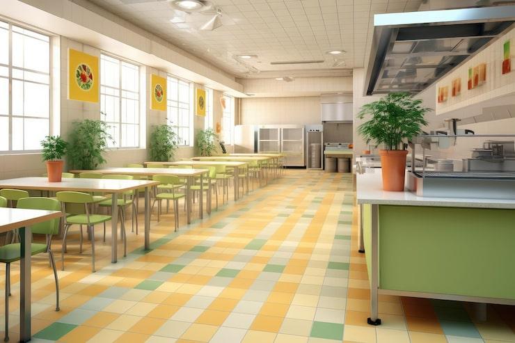 БЛАГОУСТРОЯТ ШКОЛЬНЫЕ СТОЛОВЫЕ